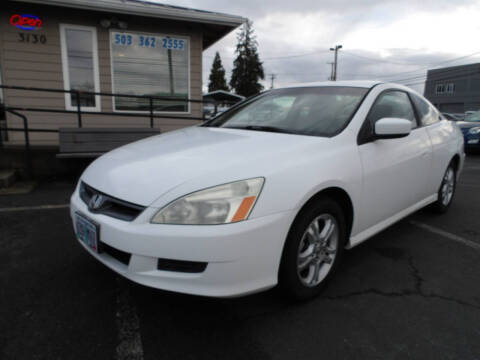 2006 Honda Accord for sale at WEST COAST CAR SALES in Salem OR