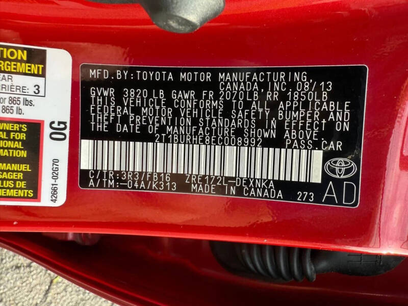 2014 Toyota Corolla L