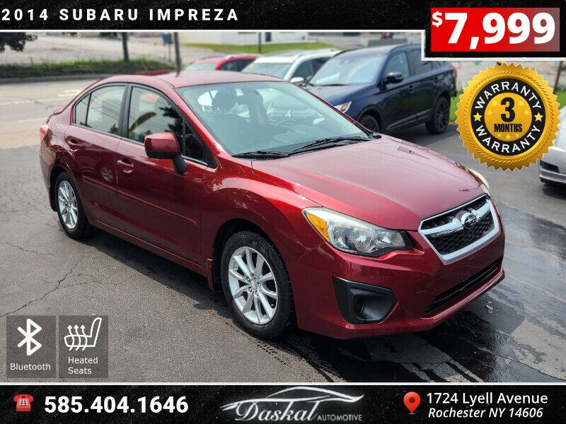 2014 Subaru Impreza for sale at Daskal Auto LLC in Rochester NY