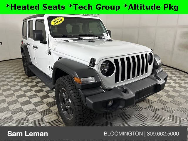 2020 Jeep Wrangler Unlimited for sale at Sam Leman CDJR Bloomington in Bloomington IL