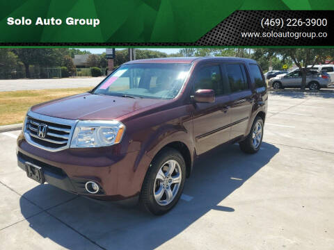 2013 Honda Pilot for sale at Solo Auto Group in Mckinney TX