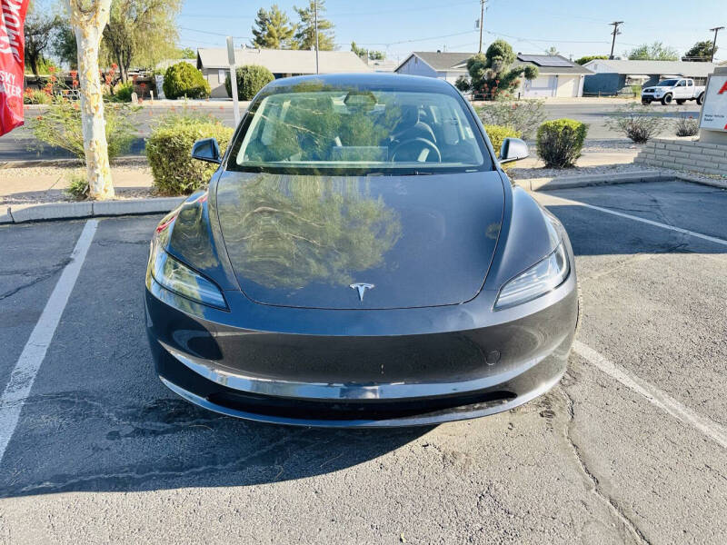 Used 2024 Tesla Model 3 Base with VIN 5YJ3E1EA2RF737169 for sale in Chandler, AZ