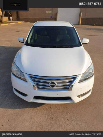 2015 Nissan Sentra for sale at GRAND CARS in Dallas TX