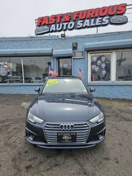 2019 Audi A4 for sale at FAST AND FURIOUS AUTO SALES in Newark NJ