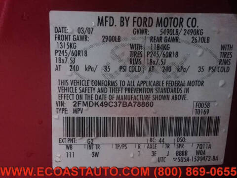 2007 Ford Edge SEL Plus