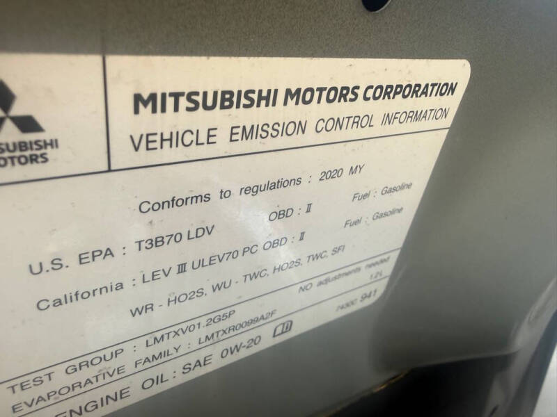 2020 Mitsubishi Mirage