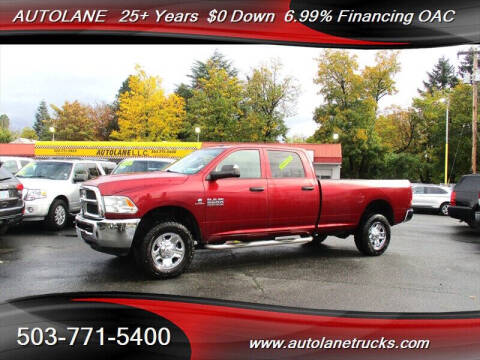 2014 RAM 2500 for sale at AUTOLANE in Portland OR