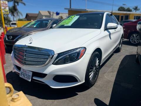 2015 Mercedes-Benz C-Class for sale at Crown Auto Inc in South Gate CA