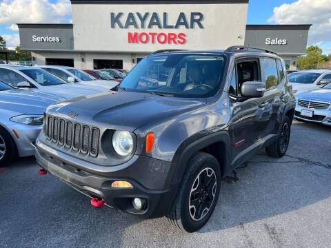 2016 Jeep Renegade for sale at KAYALAR MOTORS in Houston TX
