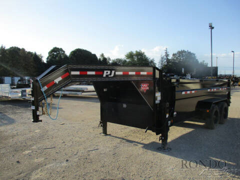 2022 PJ Trailer DE Gooseneck Dump DER16S2BTS0-
