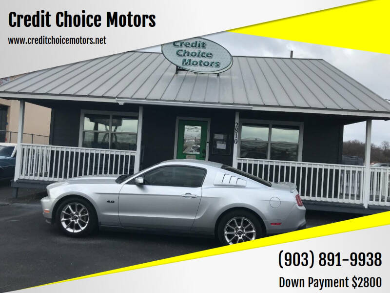 2010 Ford Mustang for sale at Credit Choice Motors in Sherman TX