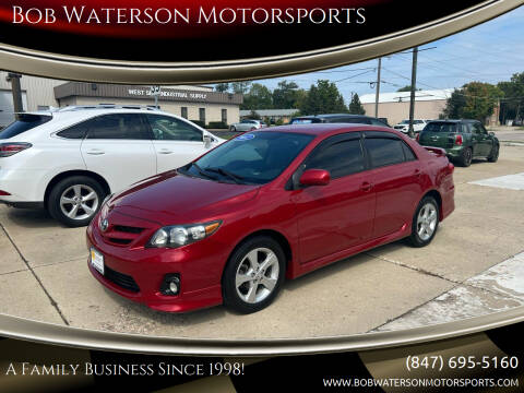 2012 Toyota Corolla for sale at Bob Waterson Motorsports in South Elgin IL