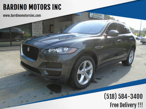 2020 Jaguar F-PACE for sale at BARDINO MOTORS INC in Saratoga Springs NY
