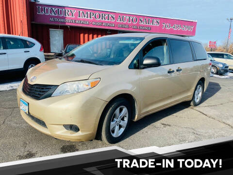 2011 Toyota Sienna for sale at LUXURY IMPORTS AUTO SALES INC in North Branch MN
