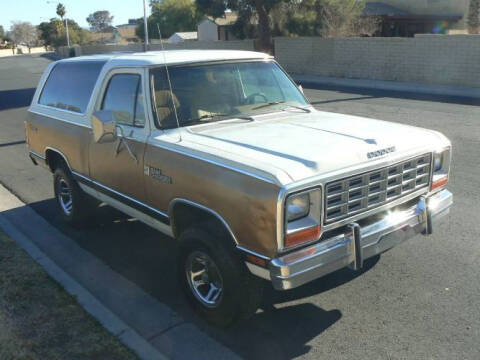 1986 Dodge Ramcharger for sale at Classic Car Deals in Cadillac MI