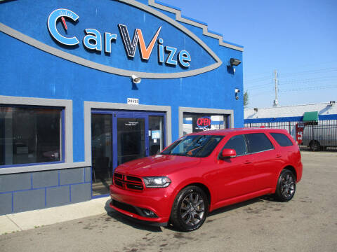 2016 Dodge Durango for sale at Carwize in Detroit MI