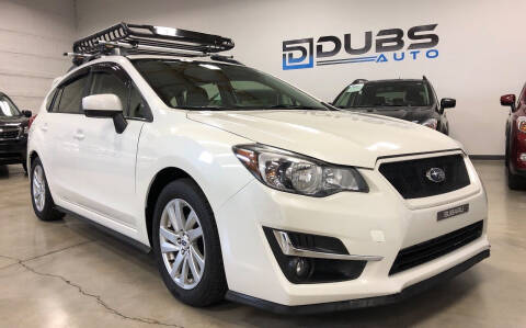 2015 Subaru Impreza for sale at DUBS AUTO LLC in Clearfield UT