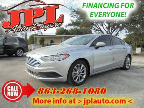 2017 Ford Fusion for sale at JPL AUTO EMPIRE INC. in Lake Alfred FL