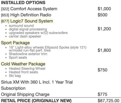 2007 BMW 6 Series 650i