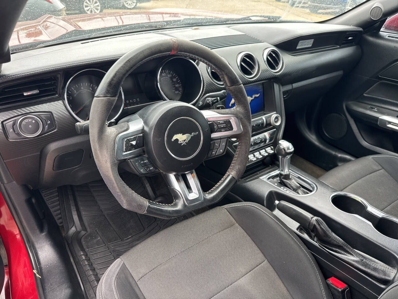 Red 2017 Ford Mustang V6 V6 2dr Fastback 8