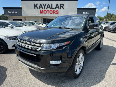 2013 Land Rover Range Rover Evoque for sale at KAYALAR MOTORS in Houston TX