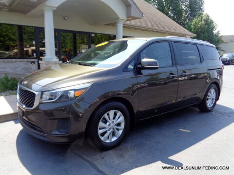 2016 Kia Sedona for sale at DEALS UNLIMITED INC in Portage MI