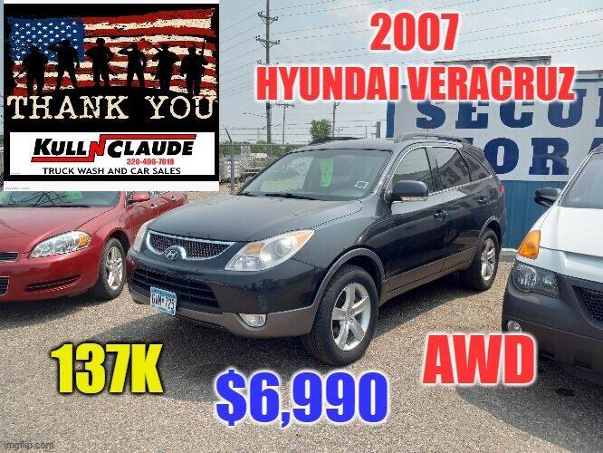 2007 Hyundai Veracruz for sale at Kull N Claude Auto Sales in Saint Cloud MN