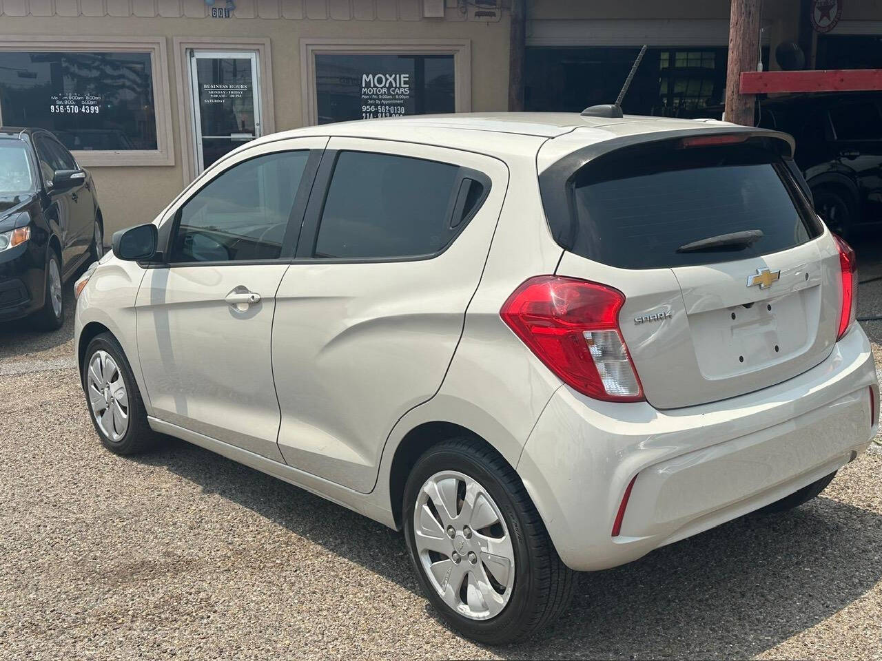 Off White 2017 Chevrolet Spark LS CVT LS CVT 4dr Hatchback 2