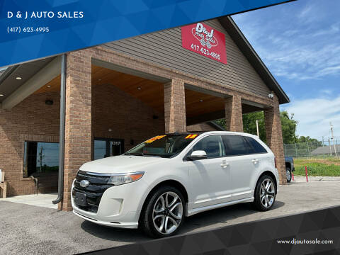 2013 Ford Edge for sale at D & J AUTO SALES in Joplin MO