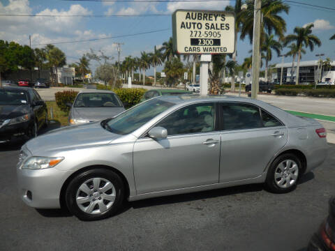 2010 Toyota Camry for sale at Aubrey's Auto Sales in Delray Beach FL