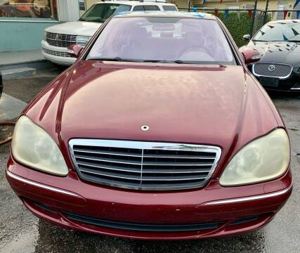 2004 Mercedes-Benz S-Class for sale at Naber Auto Trading in Hollywood FL