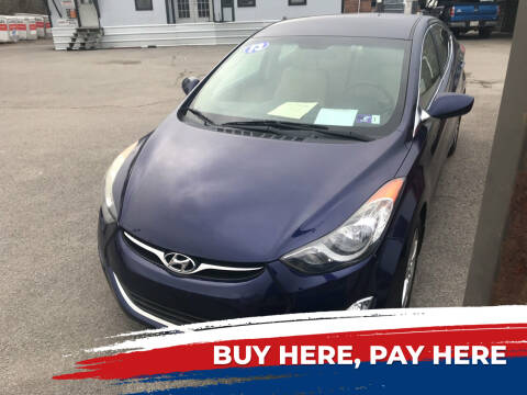 2013 Hyundai Elantra for sale at RACEN AUTO SALES LLC in Buckhannon WV