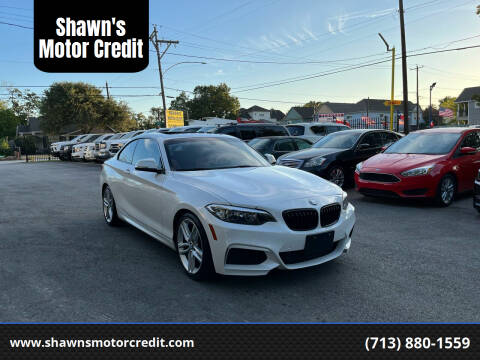 2016 BMW 2 Series for sale at Shawn's Motor Credit in Houston TX