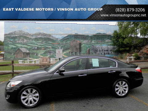 2009 Hyundai Genesis for sale at EAST VALDESE MOTORS / VINSON AUTO GROUP in Valdese NC