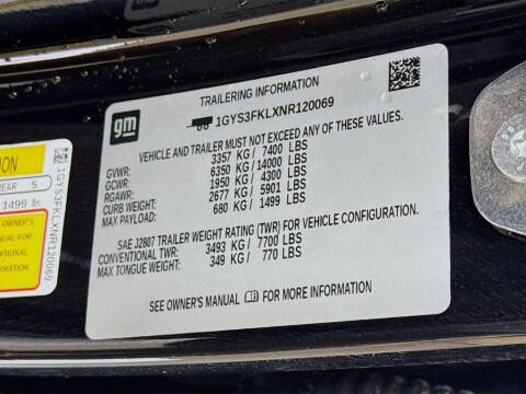 2022 Cadillac Escalade Sport