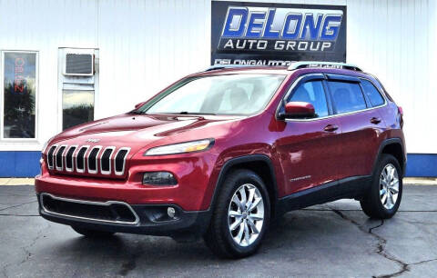 2016 Jeep Cherokee for sale at DeLong Auto Group in Tipton IN