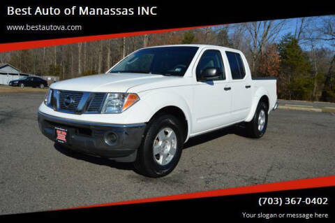 2007 Nissan Frontier for sale at Best Auto of Manassas INC in Manassas VA