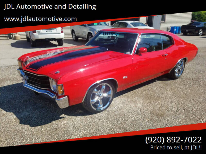 1972 Chevrolet Chevelle Malibu for sale at JDL Automotive and Detailing in Plymouth WI