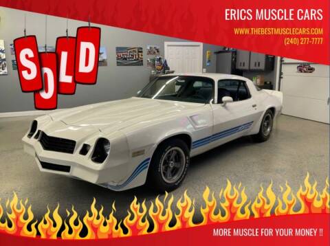 1981 Chevrolet Camaro for sale at Erics Muscle Cars in Clarksburg MD