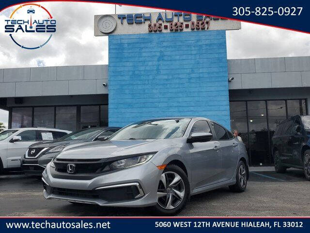 2021 Honda Civic for sale at Tech Auto Sales in Hialeah FL