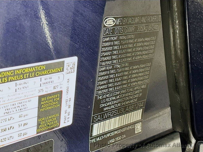 2020 Land Rover Range Rover Sport HSE