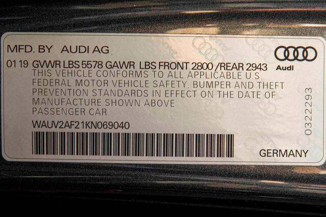 2019 Audi A7 quattro Prestige 55 TFSI