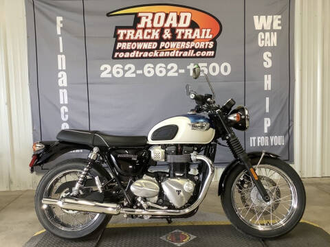 2018 Triumph Bonneville T100 Fusion White a