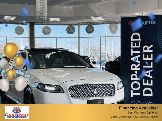 2020 Lincoln Continental for sale at CarDome in Detroit MI