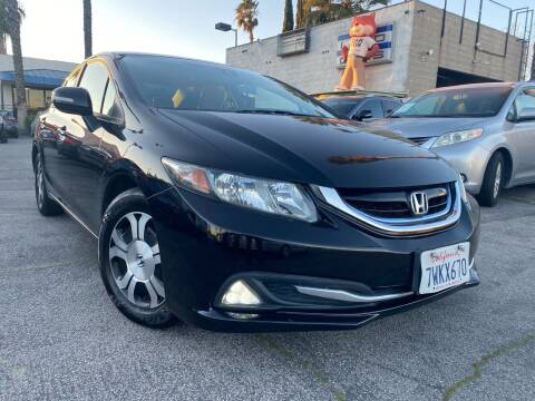 2013 Honda Civic for sale at Galaxy of Cars in North Hills CA