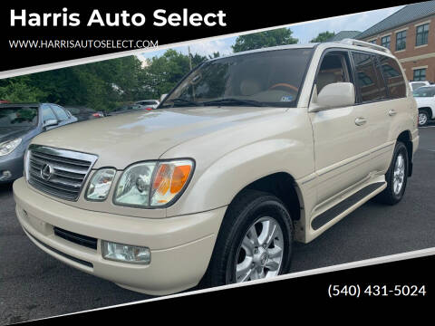 2003 Lexus LX 470 for sale at Harris Auto Select in Winchester VA