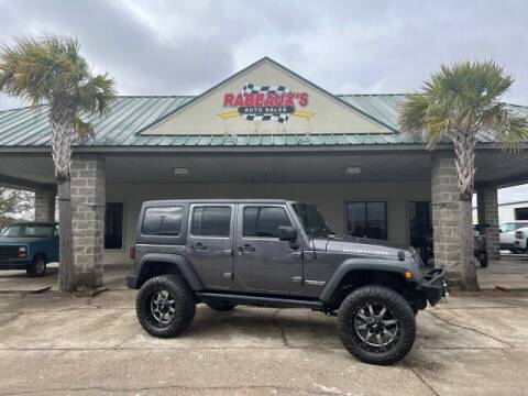 2017 Jeep Wrangler Unlimited for sale at Rabeaux's Auto Sales in Lafayette LA