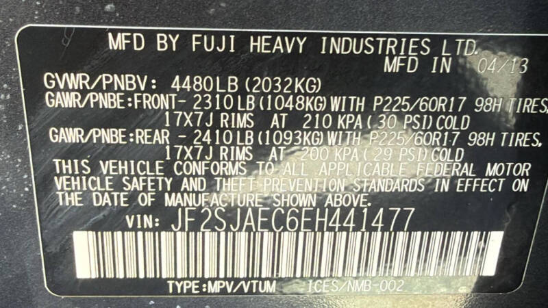 2014 Subaru Forester 2.5i Premium