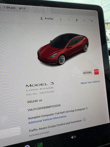 2021 Tesla Model 3 Long Range