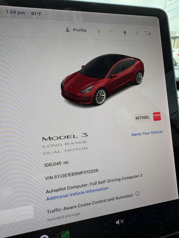 2021 Tesla Model 3 Long Range